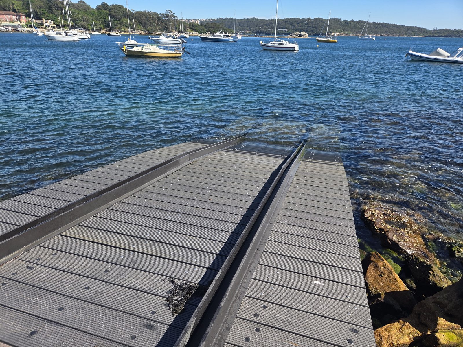 Waterfront deck